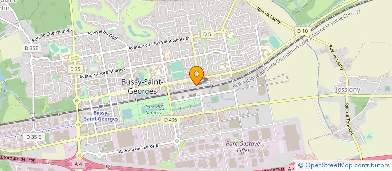 localisation de l'entreprise MADAME SO LIEN LAU  BUSSY-SAINT-GEORGES