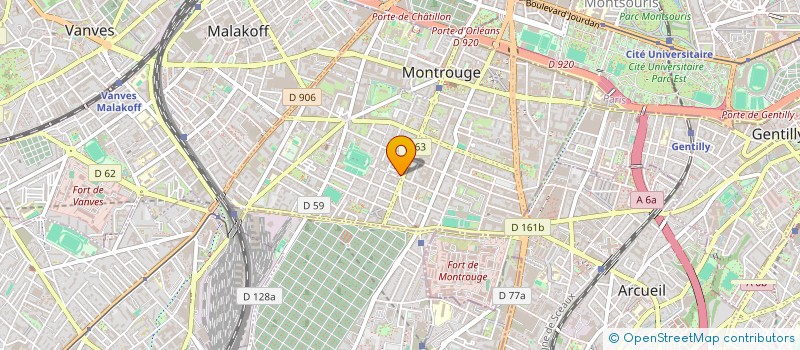 localisation de l'entreprise MADAME SOA FARGE  MONTROUGE