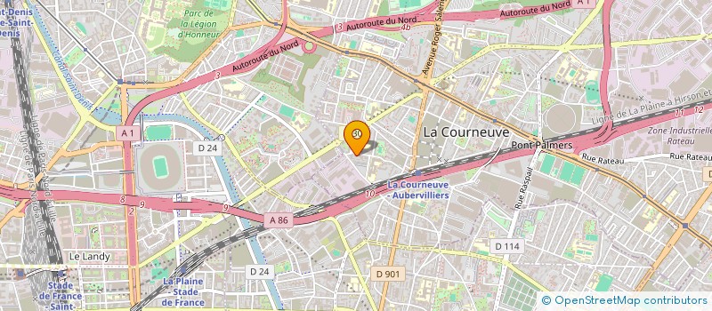 localisation de l'entreprise MADAME SOAD ALY SAID ESSA à LA COURNEUVE