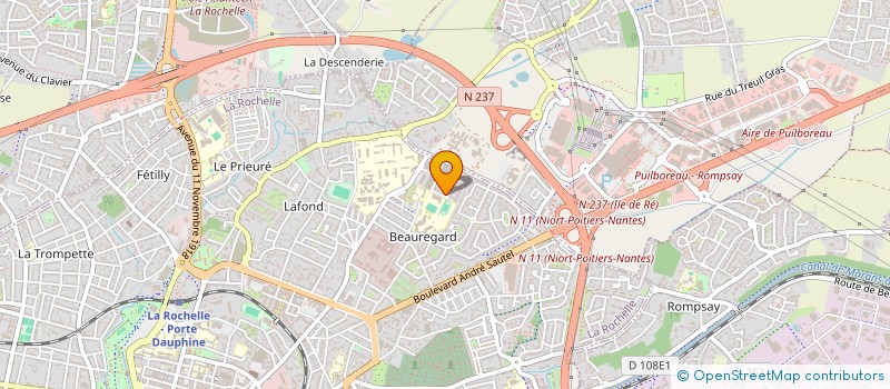 localisation de l'entreprise MADAME SOANE BREILLAD  LA ROCHELLE