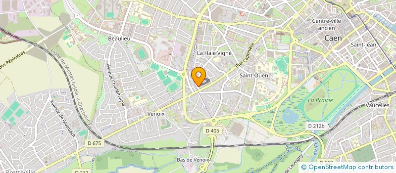 localisation de l'entreprise MADAME SOAZIC MARIE à CAEN