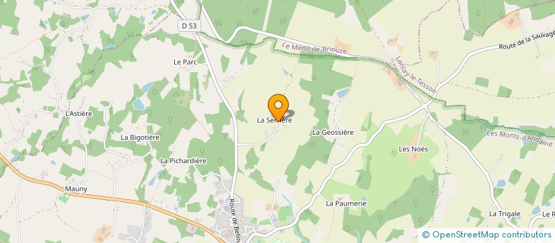 localisation de l'entreprise MADAME SOAZIC TRUCHON à LES MONTS-D'ANDAINE