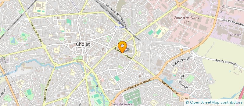 localisation de l'entreprise MADAME SOAZICK ERNOUL à CHOLET