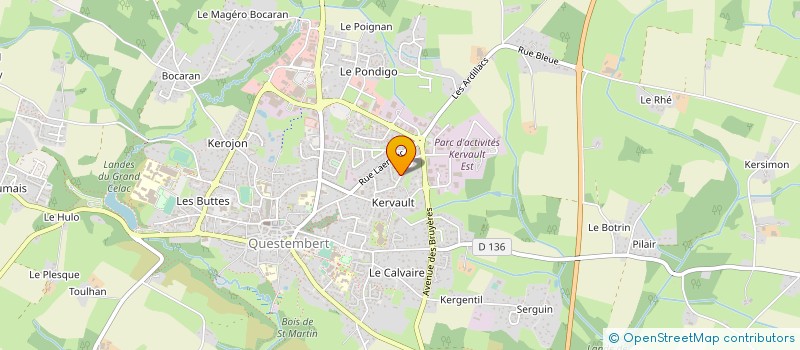 localisation de l'entreprise MADAME SOAZIG ADELIS à QUESTEMBERT