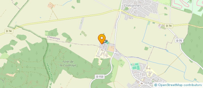localisation de l'entreprise MADAME SOAZIG DUVIGOUREUX  CHEVANNES