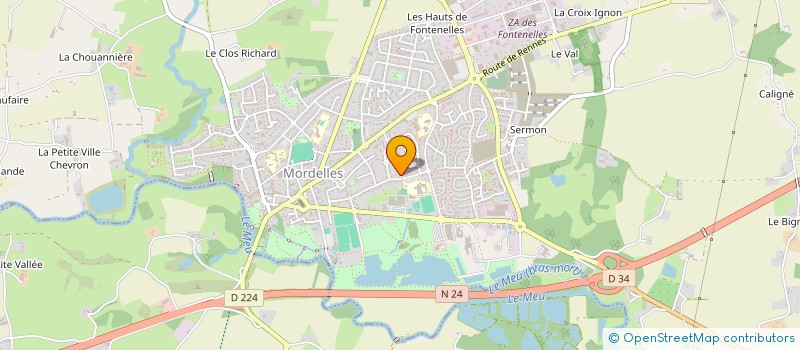 localisation de l'entreprise MADAME SOAZIG GICQUEL à MORDELLES