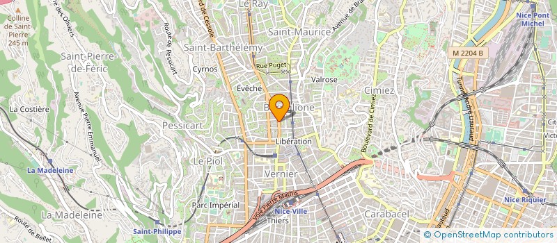 localisation de l'entreprise MADAME SOAZIG GLOUX à NICE
