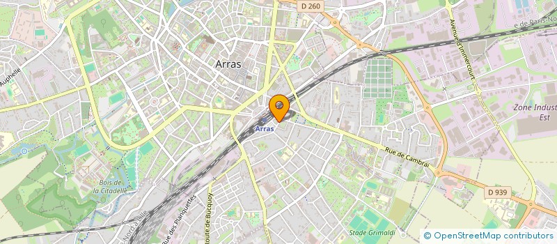 localisation de l'entreprise MADAME SOAZIG LE BRIS à ARRAS