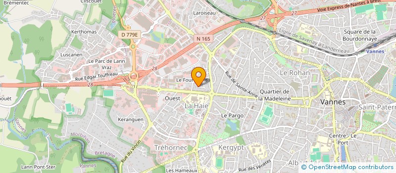 localisation de l'entreprise MADAME SOAZIG LE PRIOL à VANNES