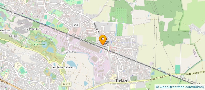 localisation de l'entreprise MADAME SOAZIG NUE à TRELAZE
