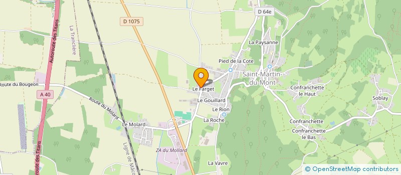 localisation de l'entreprise MADAME SOAZIG PARASSOLS  BOHAS-MEYRIAT-RIGNAT