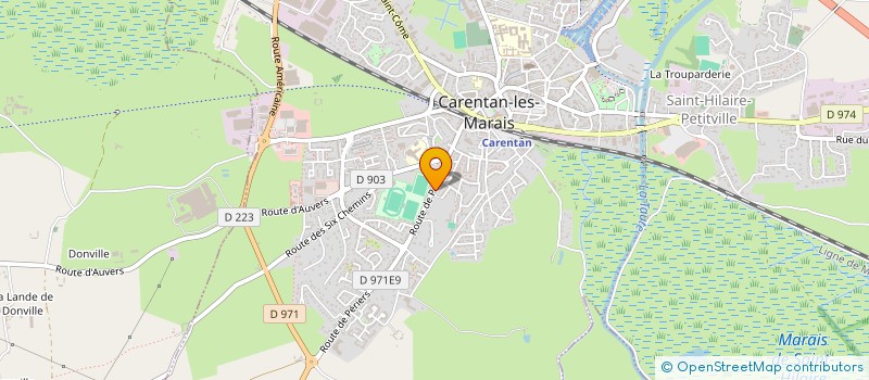 localisation de l'entreprise MADAME SOAZIK CHAVANES  CARENTAN-LES-MARAIS