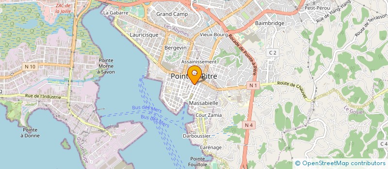 localisation de l'entreprise MADAME SOCIN OGOLI à POINTE A PITRE