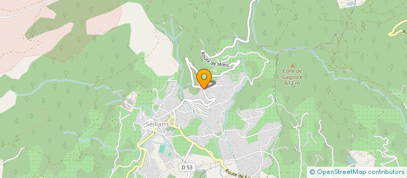 localisation de l'entreprise MADAME SOCORRO BOTERO  SEILLANS