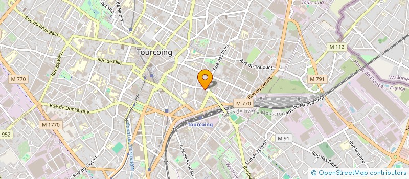 localisation de l'entreprise MADAME SODA DIOUF  TOURCOING