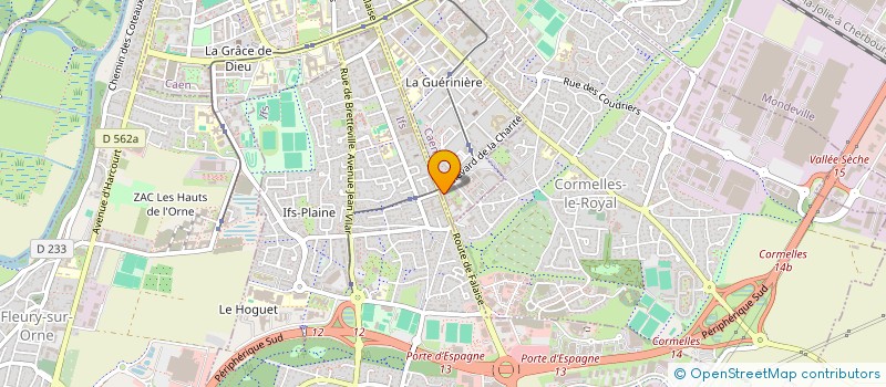 localisation de l'entreprise MADAME SODA FALL à CAEN