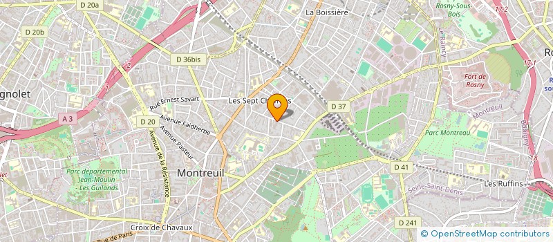 localisation de l'entreprise MADAME SOEMIA CALLEJA à MONTREUIL