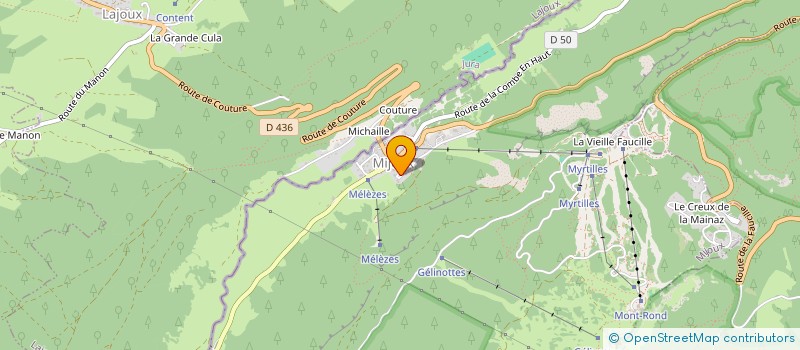 localisation de l'entreprise MADAME SOENN HUCHET à MIJOUX