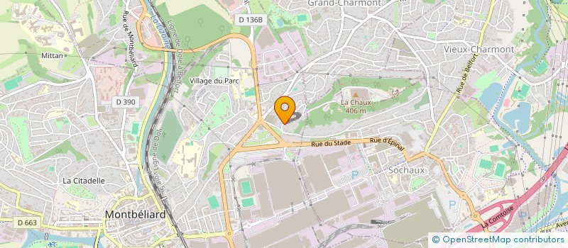 localisation de l'entreprise MADAME SOFI REDZEPOVIC  MONTBELIARD