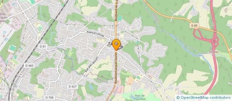 localisation de l'entreprise MADAME SOFIA ABECASSIS  TARNOS