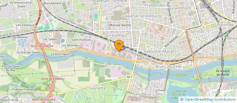 localisation de l'entreprise MADAME SOFIA ANJARASOA  TOURS