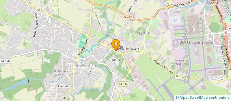localisation de l'entreprise MADAME SOFIA ATROUS à CORNEBARRIEU