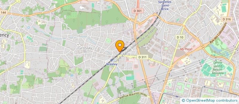 localisation de l'entreprise MADAME SOFIA AZZOUZI EL IDRISSI à GROSLAY