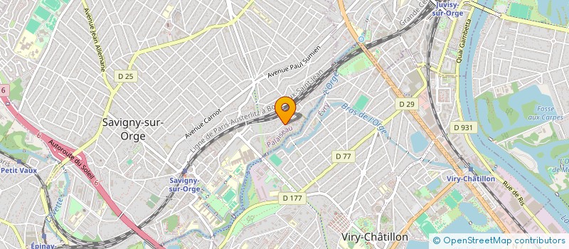 localisation de l'entreprise MADAME SOFIA B'CHIR  SAVIGNY-SUR-ORGE