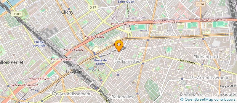 localisation de l'entreprise MADAME SOFIA BADREZZAMANE  PARIS