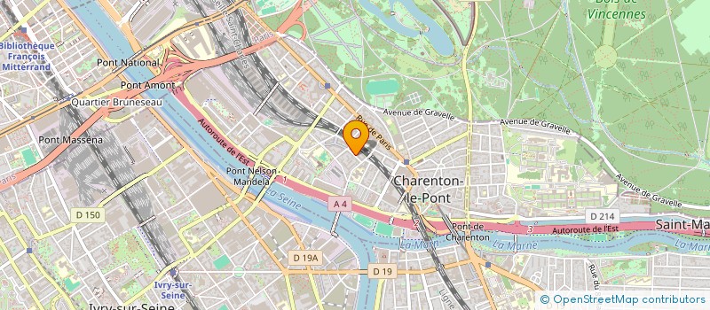 localisation de l'entreprise MADAME SOFIA BALI  CHARENTON-LE-PONT