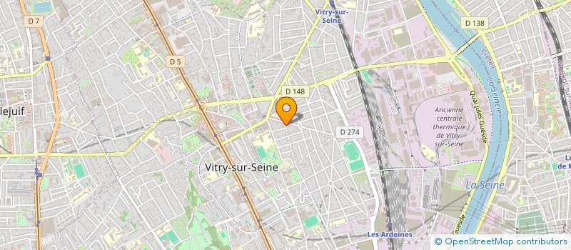 localisation de l'entreprise MADAME SOFIA BAROUDI  VITRY-SUR-SEINE