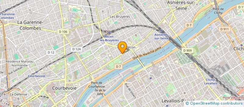 localisation de l'entreprise MADAME SOFIA BEGOM à COURBEVOIE