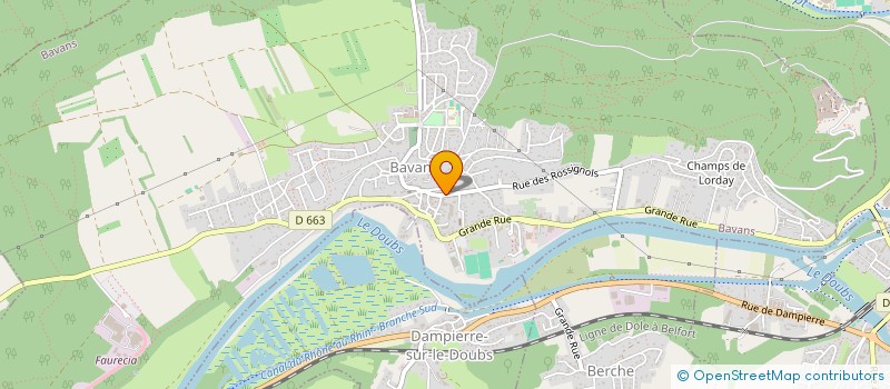 localisation de l'entreprise MADAME SOFIA BELKESSOUR à BAVANS