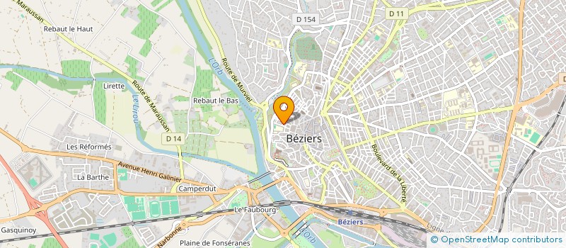 localisation de l'entreprise MADAME SOFIA BELMAS-SORRIBAS à BEZIERS