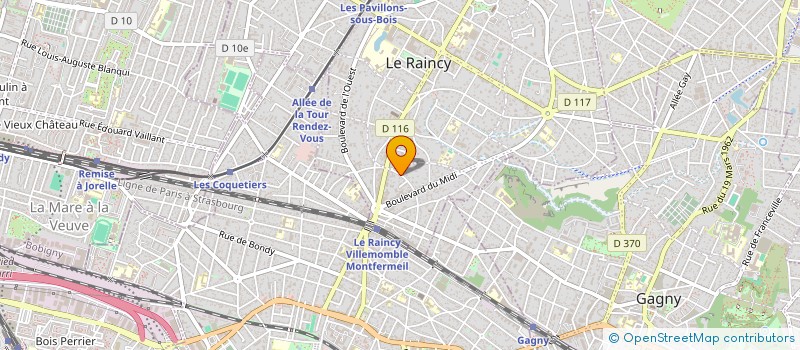 localisation de l'entreprise MADAME SOFIA BEN YAHMED à LE RAINCY