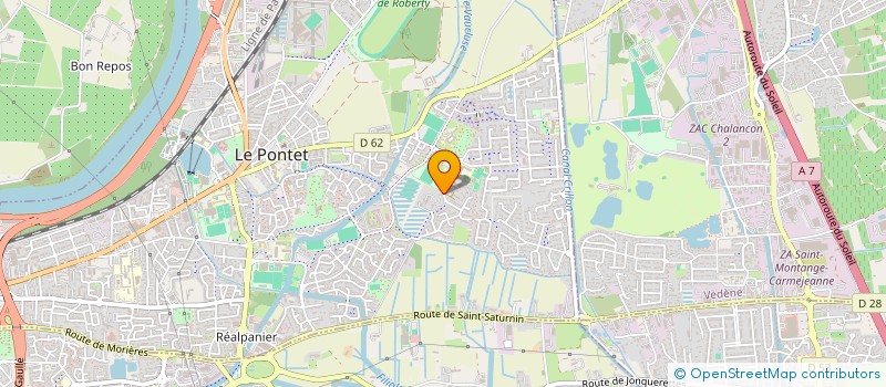 localisation de l'entreprise MADAME SOFIA BENARFA  LE PONTET