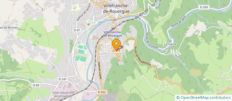 localisation de l'entreprise MADAME SOFIA BENNIS  VILLEFRANCHE-DE-ROUERGUE