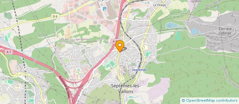 localisation de l'entreprise MADAME SOFIA-CANDICE BENSAID à SEPTEMES-LES-VALLONS