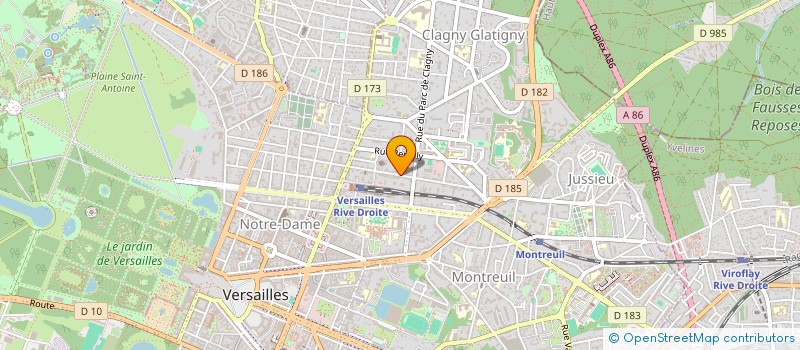 localisation de l'entreprise MADAME SOFIA CARNEIRO RAMOS FARIA à VERSAILLES
