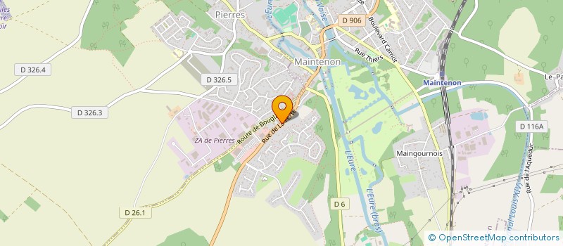 localisation de l'entreprise MADAME SOFIA CARVALHO DA SILVA à MAINTENON