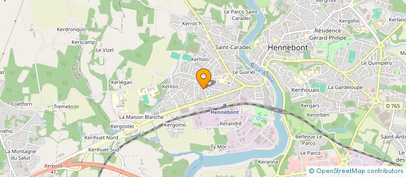 localisation de l'entreprise MADAME SOFIA CHABOUN  HENNEBONT