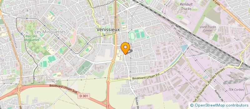 localisation de l'entreprise MADAME SOFIA CHERIF  VENISSIEUX