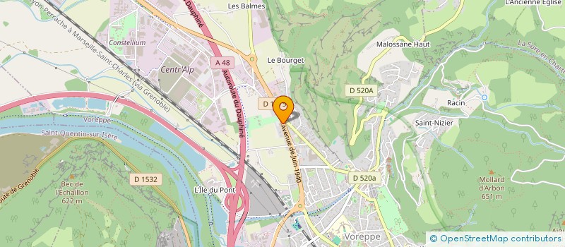 localisation de l'entreprise MADAME SOFIA CHERIF-MESSAOUDI  VOREPPE