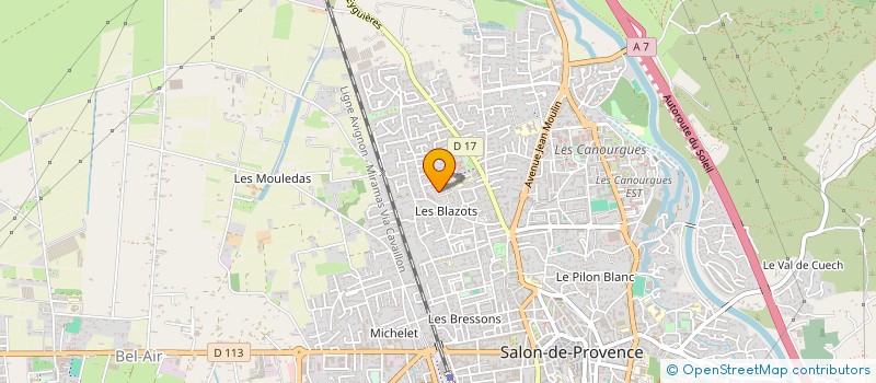 localisation de l'entreprise MADAME SOFIA COELHO  SALON-DE-PROVENCE