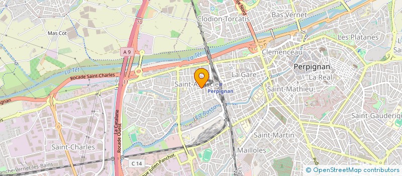 localisation de l'entreprise MADAME SOFIA DAHEY  PERPIGNAN