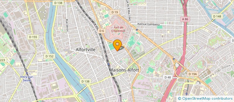 localisation de l'entreprise MADAME SOFIA DE FARIA CRISTOFARO  MAISONS-ALFORT