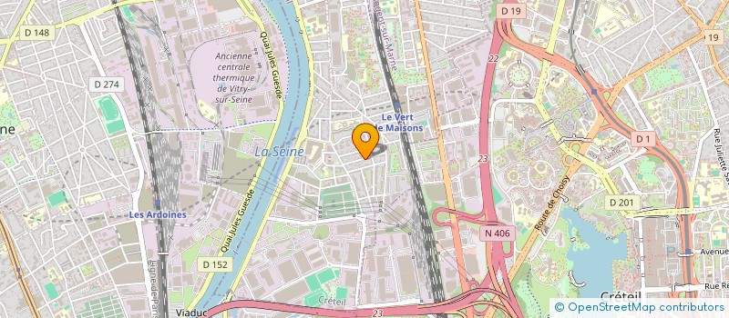 localisation de l'entreprise MADAME SOFIA DEHILIZ  ALFORTVILLE