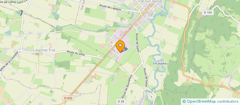 localisation de l'entreprise MADAME SOFIA DOS SANTOS FERREIRA  TRIE-SUR-BAISE