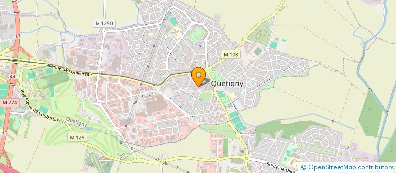 localisation de l'entreprise MADAME SOFIA EL OUAHIDI à QUETIGNY