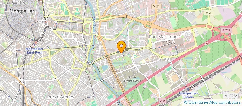 localisation de l'entreprise MADAME SOFIA ESSAHBI à MONTPELLIER
